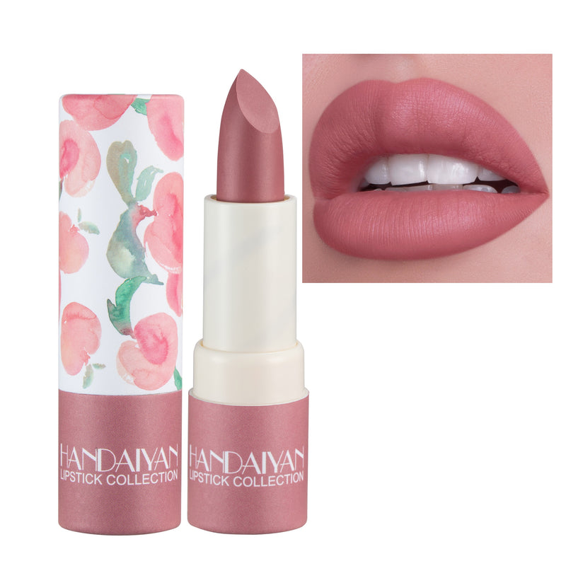 HANDAIYAN Floral Print Soft Velvet Lipstick  handaiyan 65503  