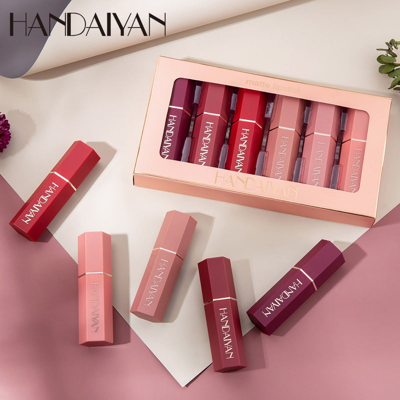 HANDAIYAN Cream Matte Lip Stick Set  handaiyan   