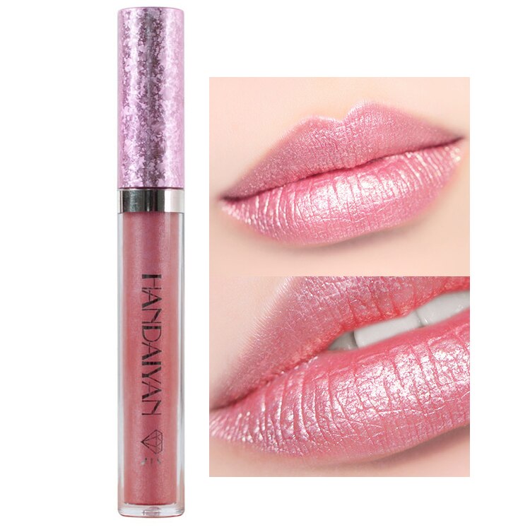 HANDAIYAN Waterproof Metallic Liquid Lipstick  handaiyan 03  