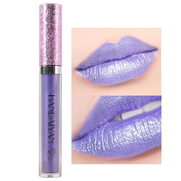 HANDAIYAN Waterproof Metallic Liquid Lipstick  handaiyan 05  