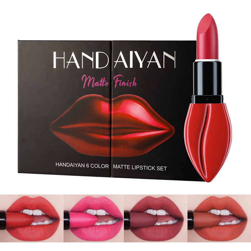 HANDAIYAN Big Mouth Nude Waterproof Long-Lasting Lip Stick  handaiyan   