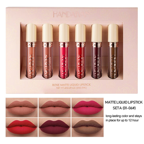 HANDAIYAN Matt Nude Velvet Lip Gloss  handaiyan A  