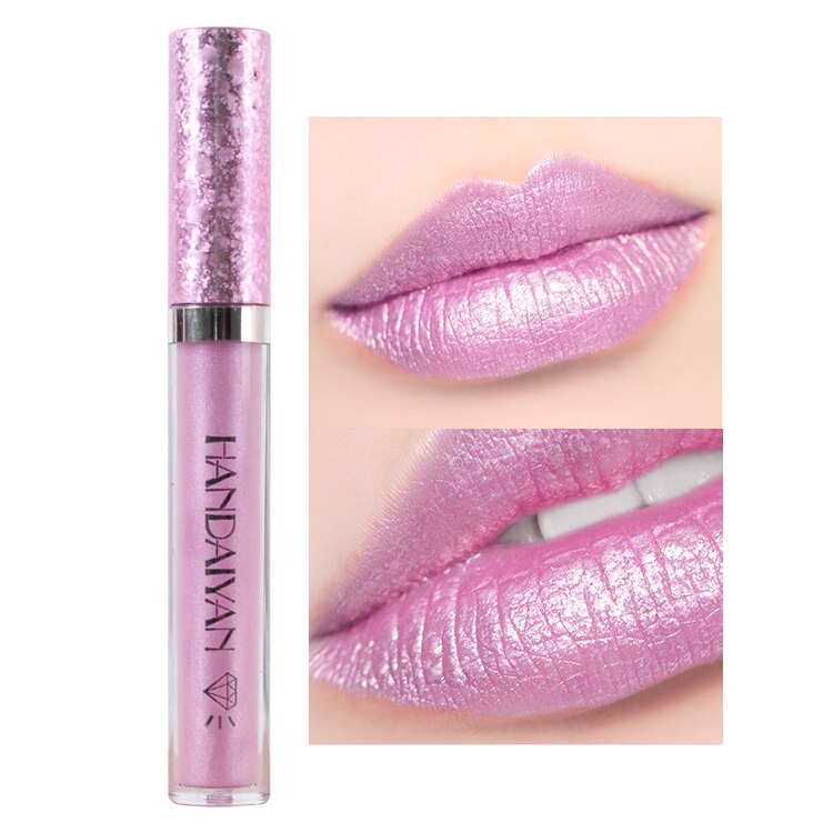 HANDAIYAN Waterproof Metallic Liquid Lipstick  handaiyan 01  