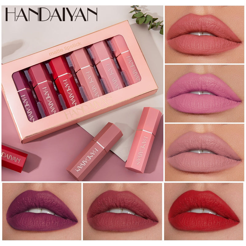 HANDAIYAN Cream Matte Lip Stick Set  handaiyan   