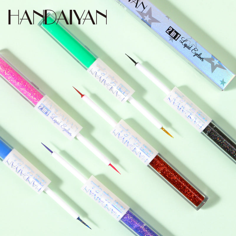 HANDAIYAN Matte Glitter Quick Dry Eye Liner Pen  handaiyan   