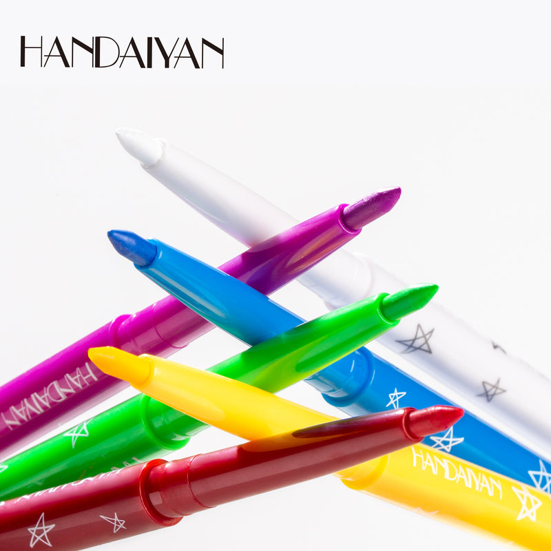 HANDAIYAN UV Fluorescent Festival 12 Colors Eyeliner Set  handaiyan   