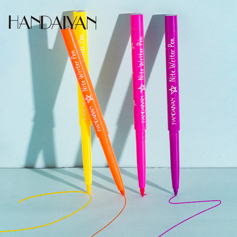 HANDAIYAN UV Fluorescent Festival 12 Colors Eyeliner Set  handaiyan   