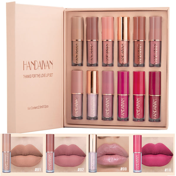 HANDAIYAN Transparent Clear Lip Gloss Set  handaiyan Default Title  